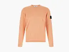 Stone Island Organic Cotton Nylon Crewneck Jumper Plaster Pink