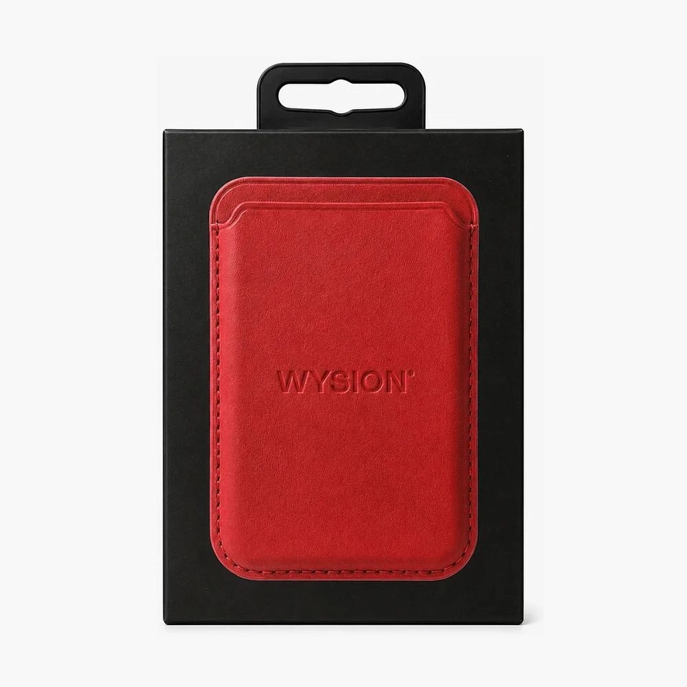 WYSION MAGSAFE WALLET RED