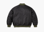 Supreme x Mitchell & Ness Satin Varsity Jacket Black 