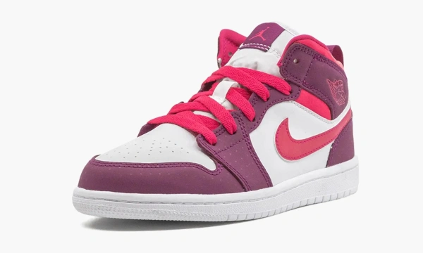 Air Jordan 1 Mid PS True Berry / Pink Rush Kids 