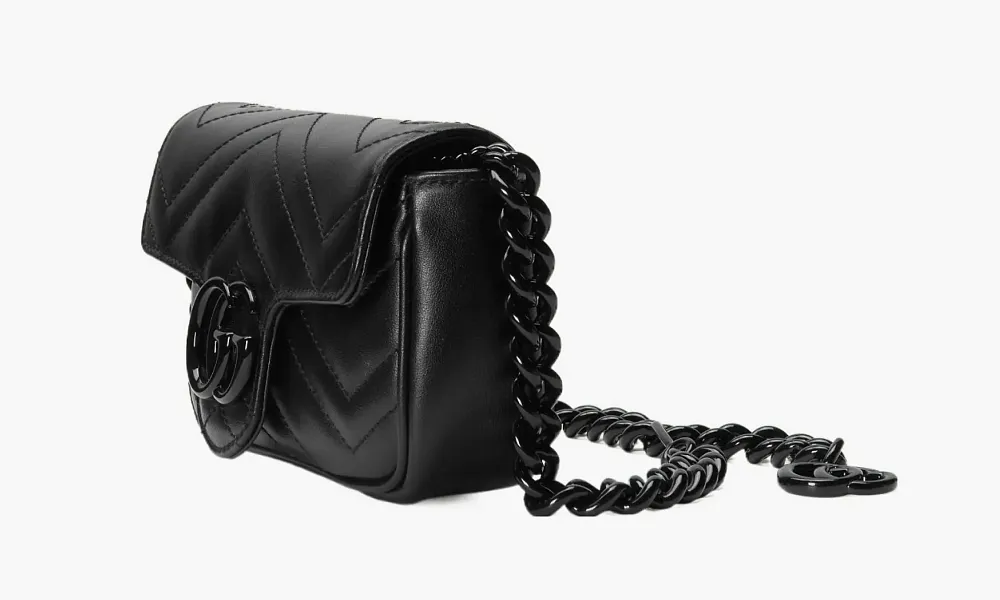 Gucci Gg Marmont Belt Bag Black