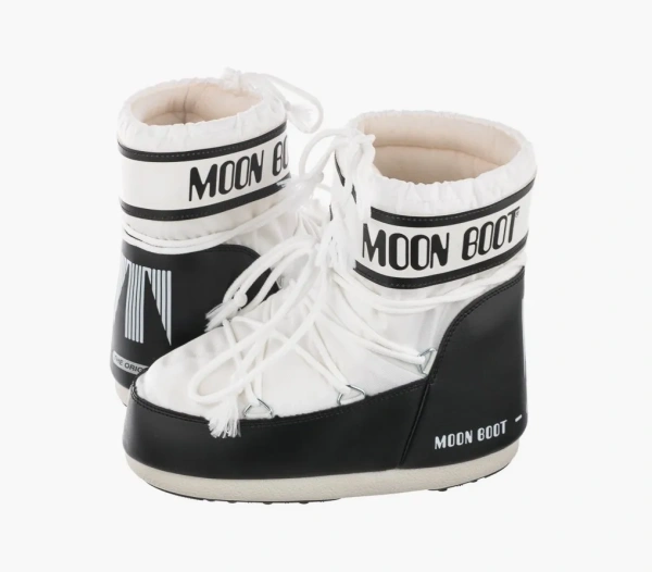 Moon Boot Icon Low White Nylon 