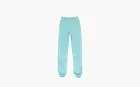 Sporty & Rich Jogger Pants With Printed Logo Light Blue
