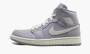 Air Jordan 1 Mid WMNS Grey Light Bone 