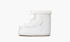 Moon Boot Icon Low Faux Fur White