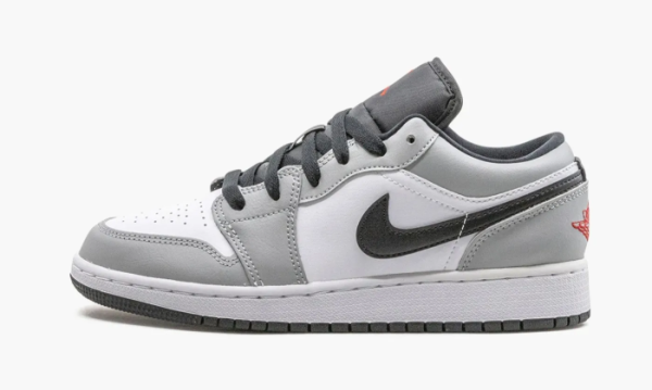 Air Jordan 1 Low GS Light Smoke Grey 