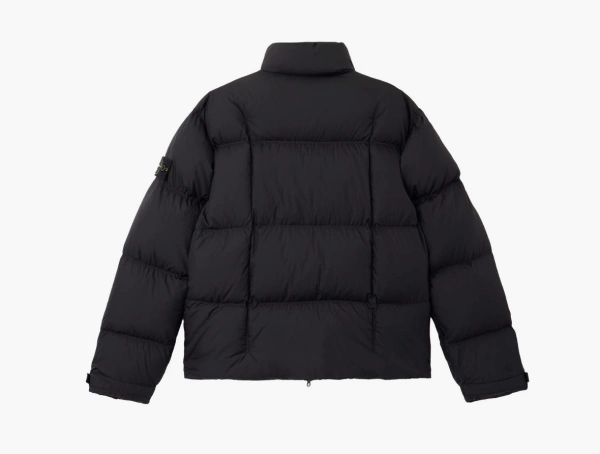 Stone Island Lightweight Stand Collar Down Jacket Black 