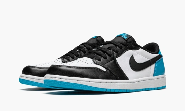 Air Jordan 1 Retro Low OG Black Dark Powder Bue 