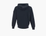 Stone Island Organic Cotton Fleece Hooded Sweatshirt with Drawstring Hood and Zip Navy Blue 