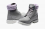 Timberland 6 Inch Premium Waterproof Boots "Medium Grey Nubuck" WMNS 