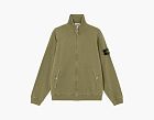 Stone Island Malfile Fleece Old Effect Track Jacket Military Green