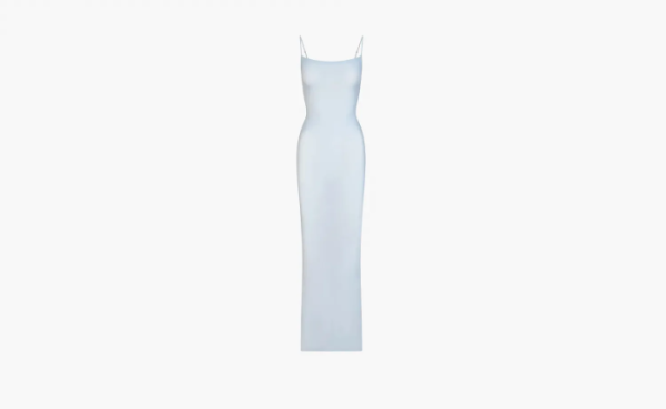 Skims Soft Lounge Long Slip Dress Celeste 