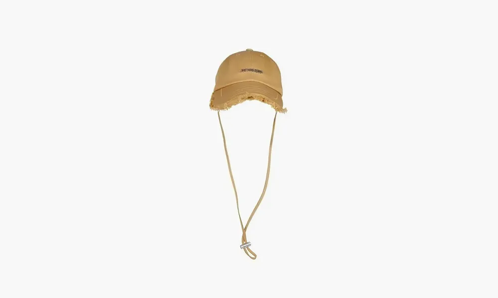 Jacquemus Baseball Cap Fur Yellow