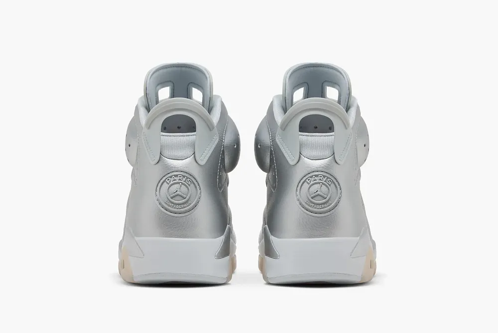 Air Jordan 6 Retro x Paris Saint-Germain Silver