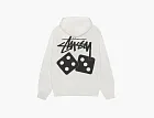 Stussy Dice Zip Hoodie Pigment Dyed Natural