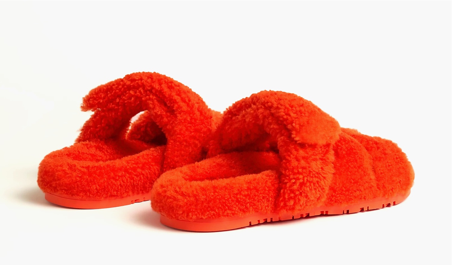 фото Hermes Chypre Slide Slippers Women's "Orange" (Hermes)-H222196Z H6