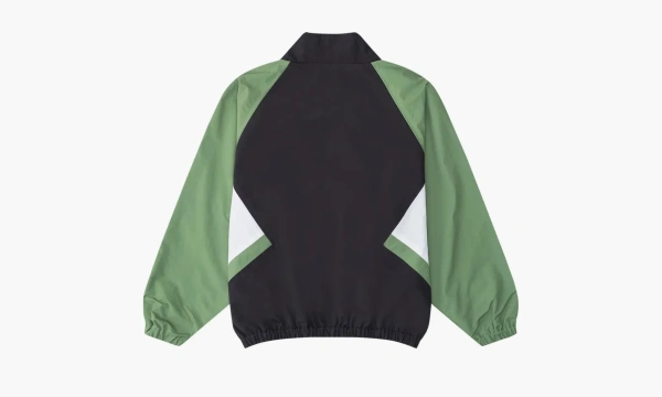 RHUDE Color Block Track Jacket Black / Green / White  RHUDE Color Block Track Jacket Black / Green / White