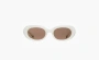 Gentle Monster Eve WC6 Sunglasses White 