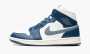 фото Air Jordan 1 Mid WMNS "French Blue" (Air Jordan 1)-BQ6472 414