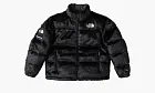 Supreme X The North Face Faux Faur Nuptse Jacket Black