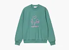 Carhartt WIP Masterpiece Sweatshirt Saguaro/Pink 