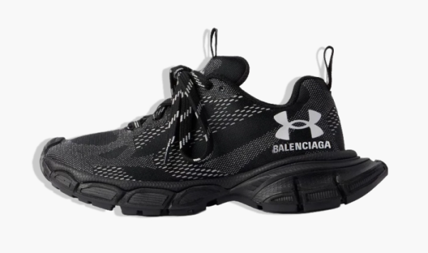 Balenciaga 3XL Knit Sneaker x Under Armour Black 
