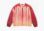 Supreme Blurred Logo Sweater Red