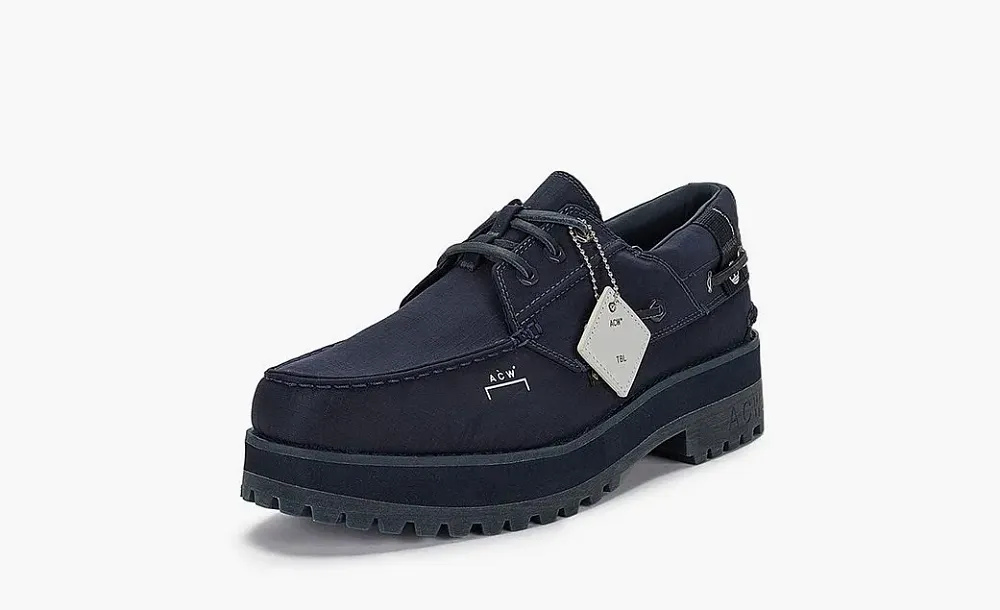 Timberland x A-Cold-Wall Waterproof Authentic 3 Eye Boat Shoe Navy