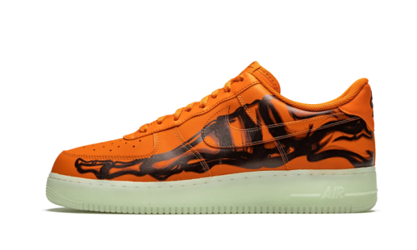 Nike Air Force 1 Low Orange Skeleton 