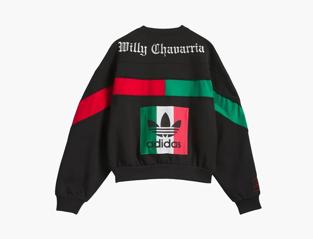 Adidas Originals x Willy Chavarria Chicano Sweater Black