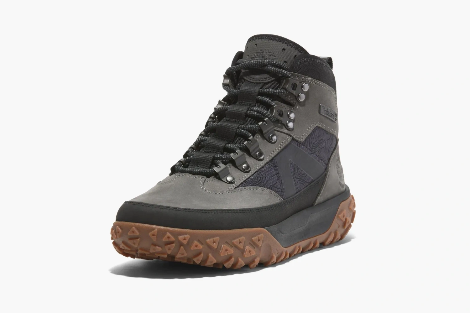 Timberland Greenstride Motion 6 Mid Hiking Boot Medium Grey Nubuck 