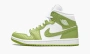 Air Jordan 1 Mid WMNS Green Python 