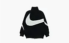 Nike Big Swoosh Reversible Boa Jacket "Black"
