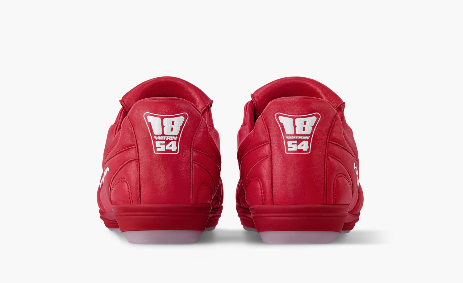 Louis Vuitton Footprint Soccer Sneakers "Rouge" 