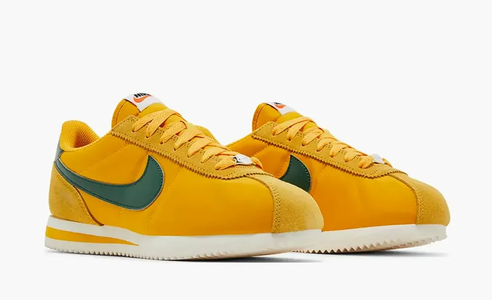 Nike Cortez WMNS Yellow Ochre Gorge Green