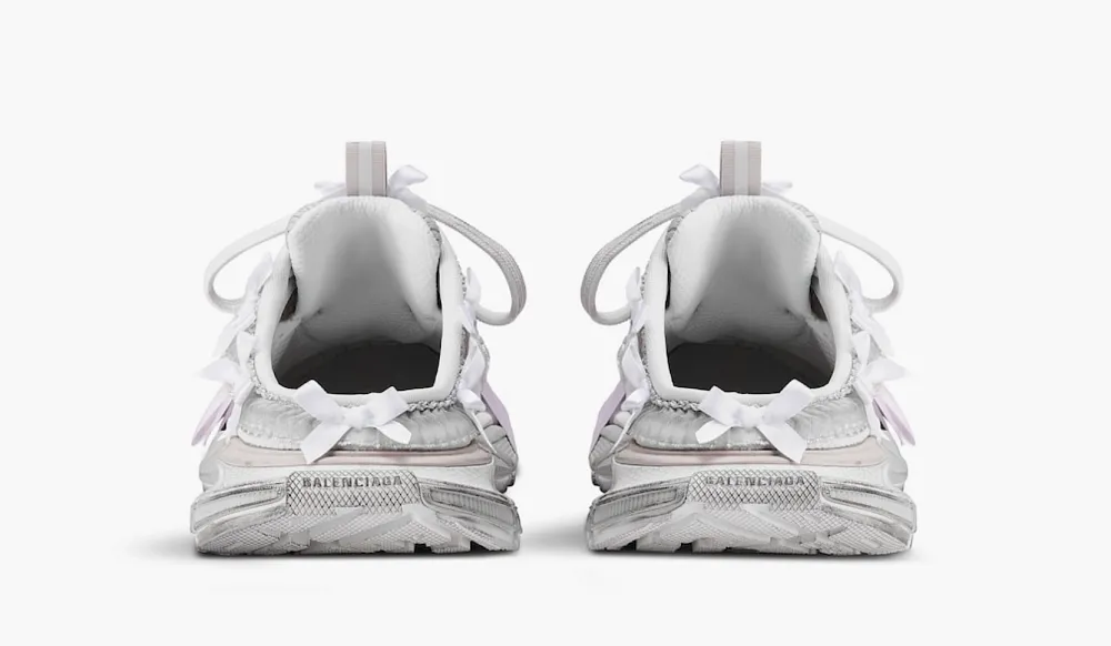 Balenciaga 3XL Lace Mule WMNS White Light Pink