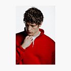 WYSION ZIP SWEATSHIRT CARMINE RED