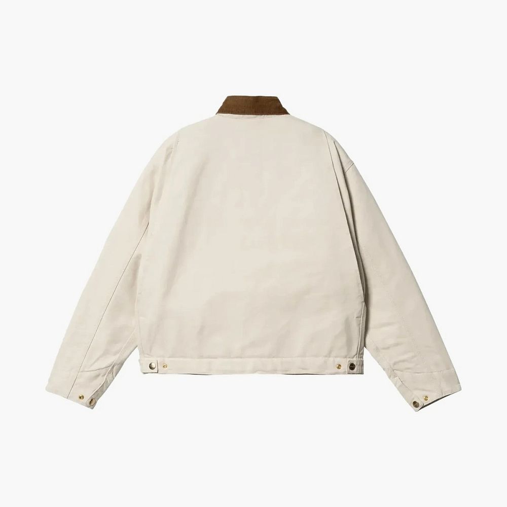 Carhartt WIP OG Detroit Jacket Cream Brown Collar