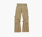 Acne Studios Potinal Canvas Cargo Pants Cold Beige