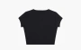 orty & Rich Club Logo Cropped Active T-Shirt WMNS Black/White 