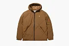 Carhartt WIP Trevor Puffer Jacket Brown
