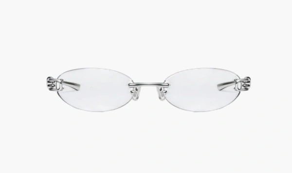 Gentle Monster Musubi 02 Sunglasses Silver / Clear 