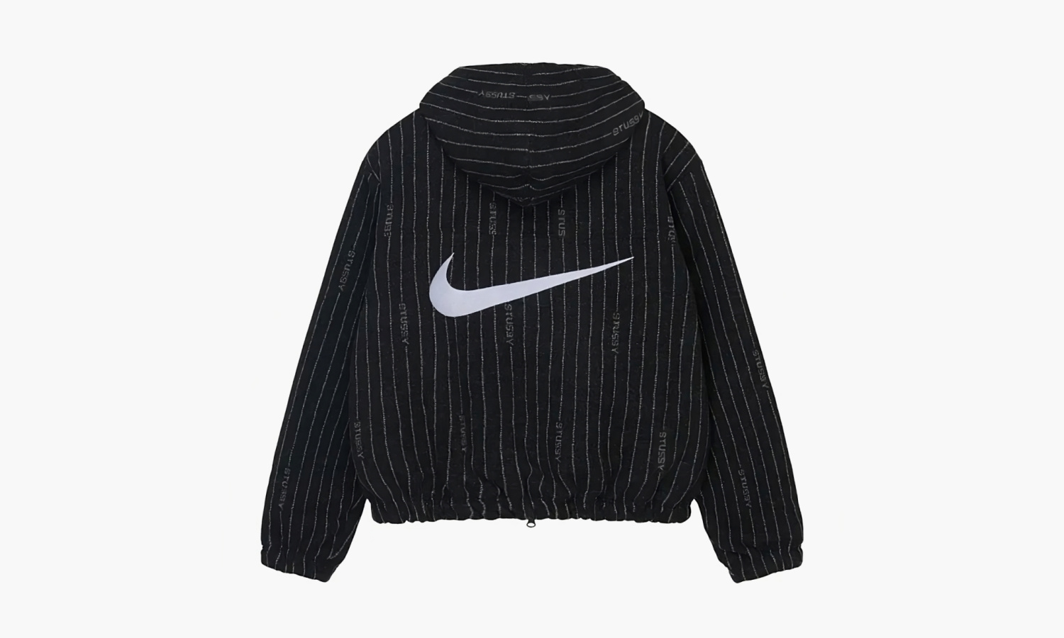 фото Nike x Stussy Striped Wool Jacket "Black" (Худи)-DR4413 010