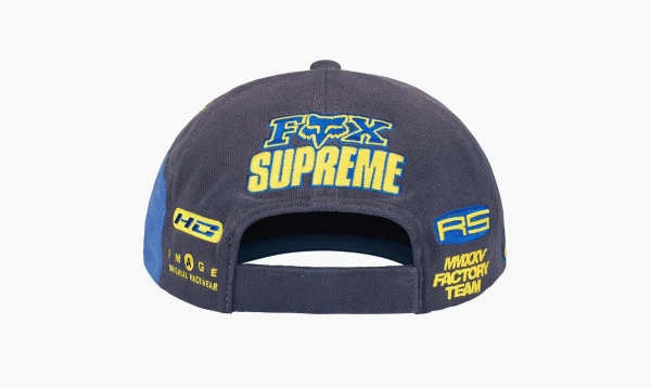 Supreme x Fox Racing 6-Panel Navy 
