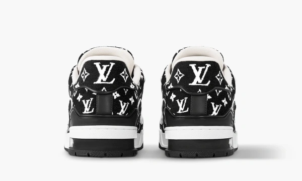 Louis Vuitton Trainer Black Monogram Textile 