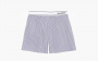 Sporty & Rich Serif Logo Boxer Shorts "White/Navy" 