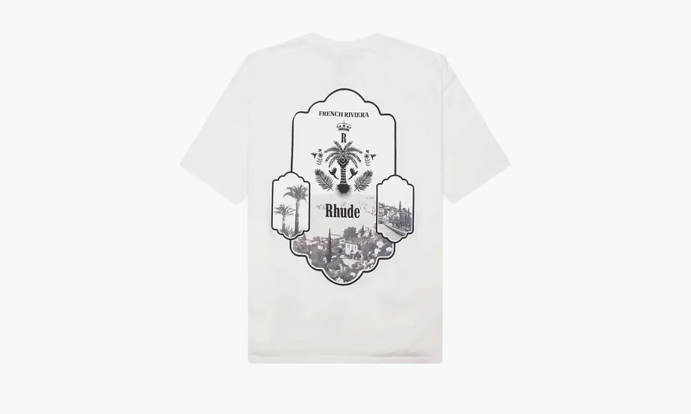 RHUDE Azur Mirror Tee Vintage White