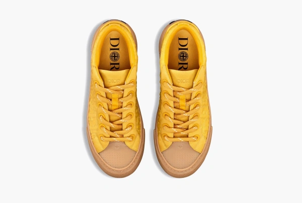 Stone Island x Dior B33 Skateboard Shoes Yellow 