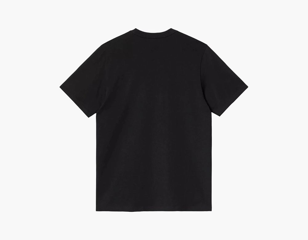 Carhartt WIP Pocket Square Patch T-Shirt Black