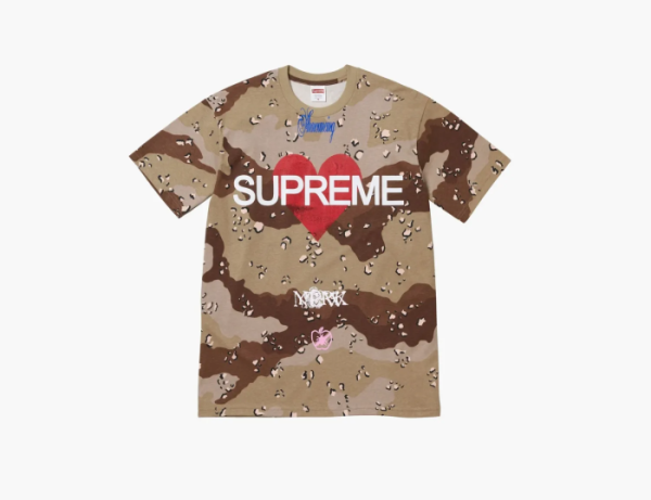 Supreme Announcing Tee Chocolate Chip Camo 